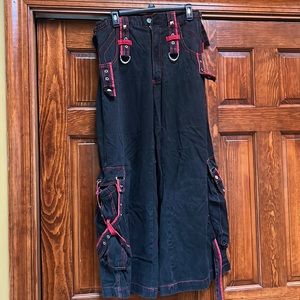 Black Tripp pants with red . No wear great condition